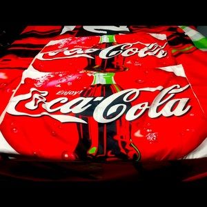 New Coca Cola bed sheet and pillow cases